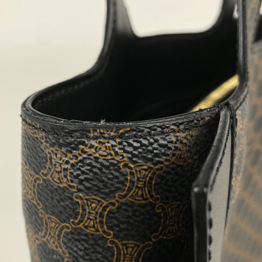 Celine Macadam handbag tote bag canvas black - Picture 5 of 7
